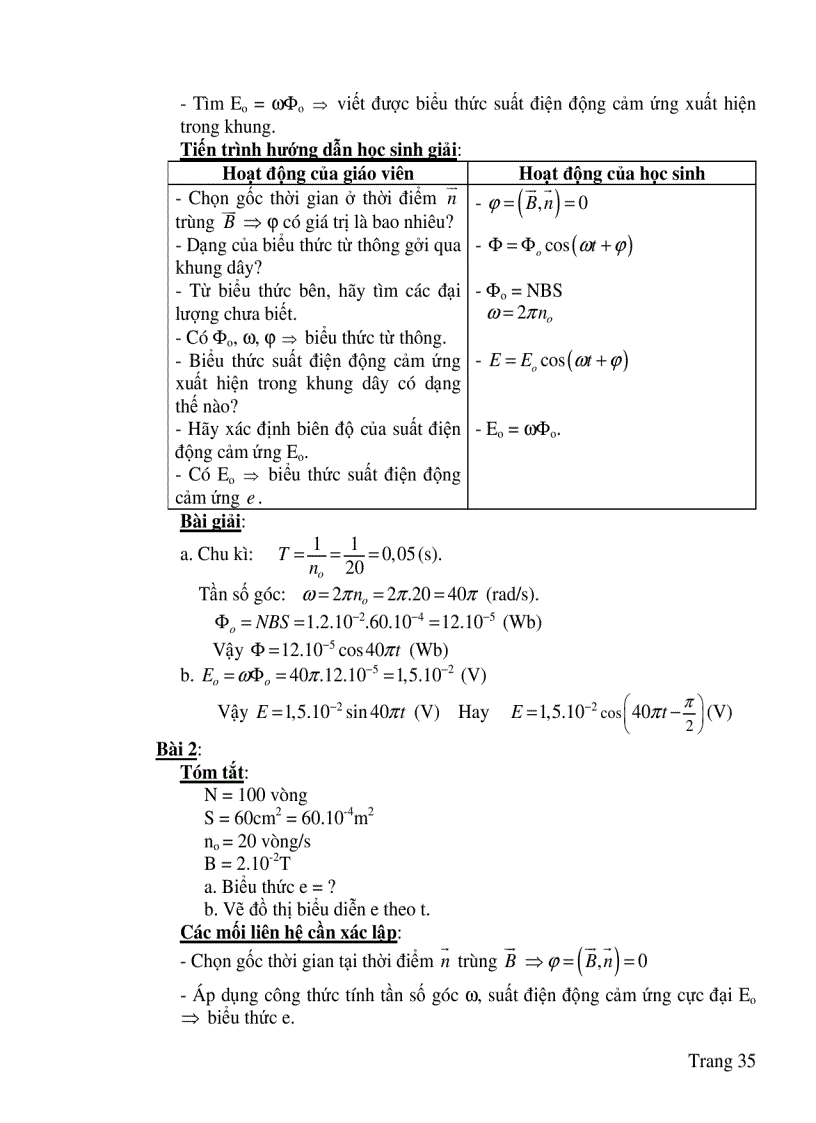 image for page Lựa chọn hệ thống bài tập hướng dẫn giải và giải bài tập vật lý Chương Dòng điện xoay chiều Lớp 12 Chương trình nâng cao