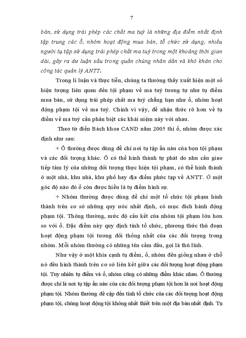 image for page Thực trạng và giải pháp đấu tranh triệt phá các tụ điểm mua bán sử dụng trái phép các chất ma túy của lực lượng CSĐT tội phạm về ma túy Công an thành phố Hồ Chí Minh