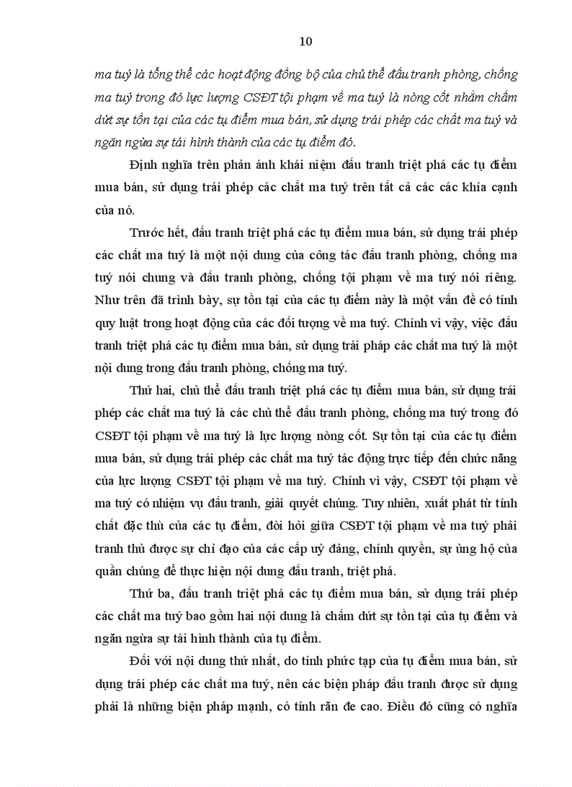 image for page Thực trạng và giải pháp đấu tranh triệt phá các tụ điểm mua bán sử dụng trái phép các chất ma túy của lực lượng CSĐT tội phạm về ma túy Công an thành phố Hồ Chí Minh