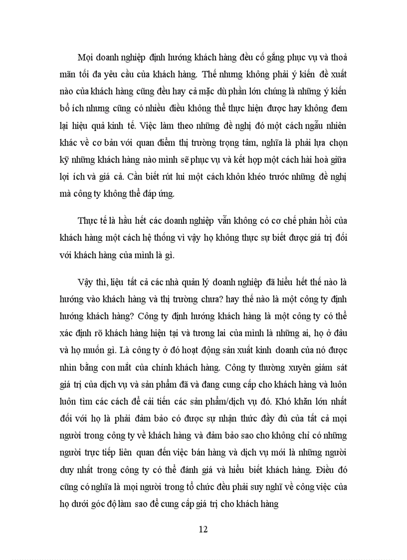 image for page Phân tích nguyên tắc định hướng khách hàng và việc áp dụng nguyên tắc này tại một doanh nghiệp cụ thể