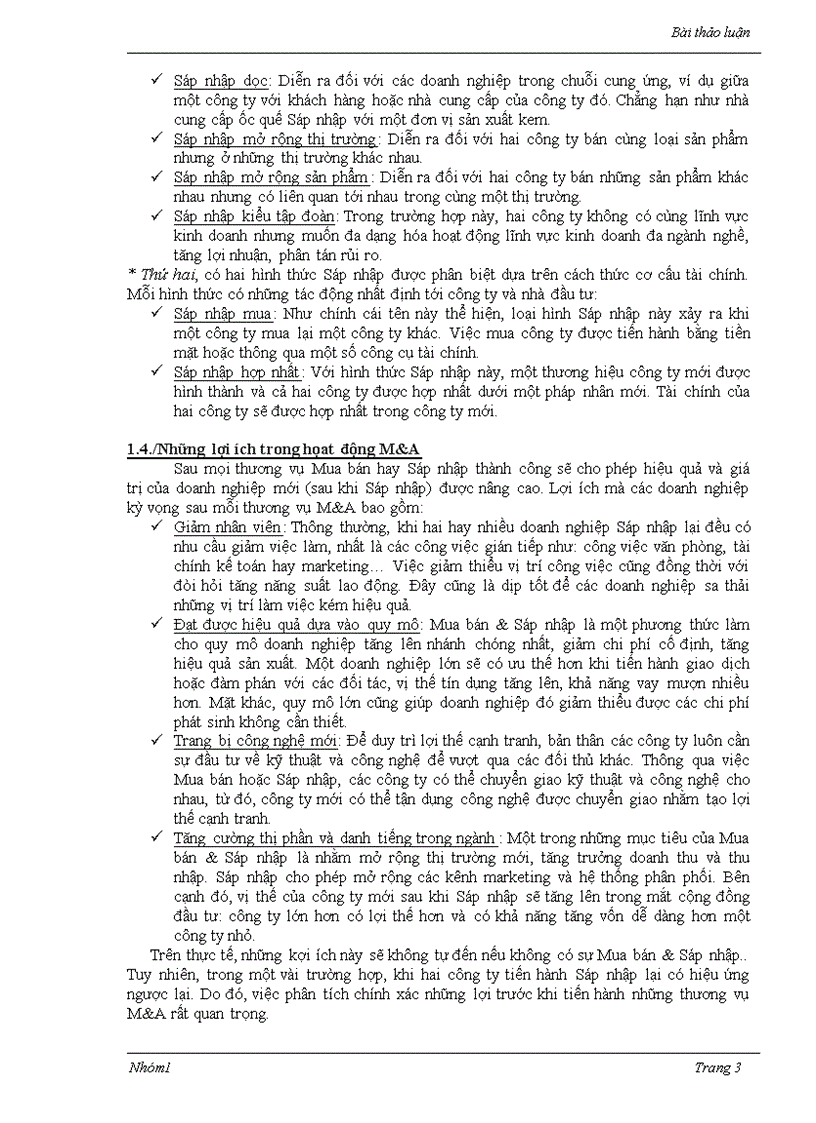 image for page Bài thảo luận môn quản trị tài chính