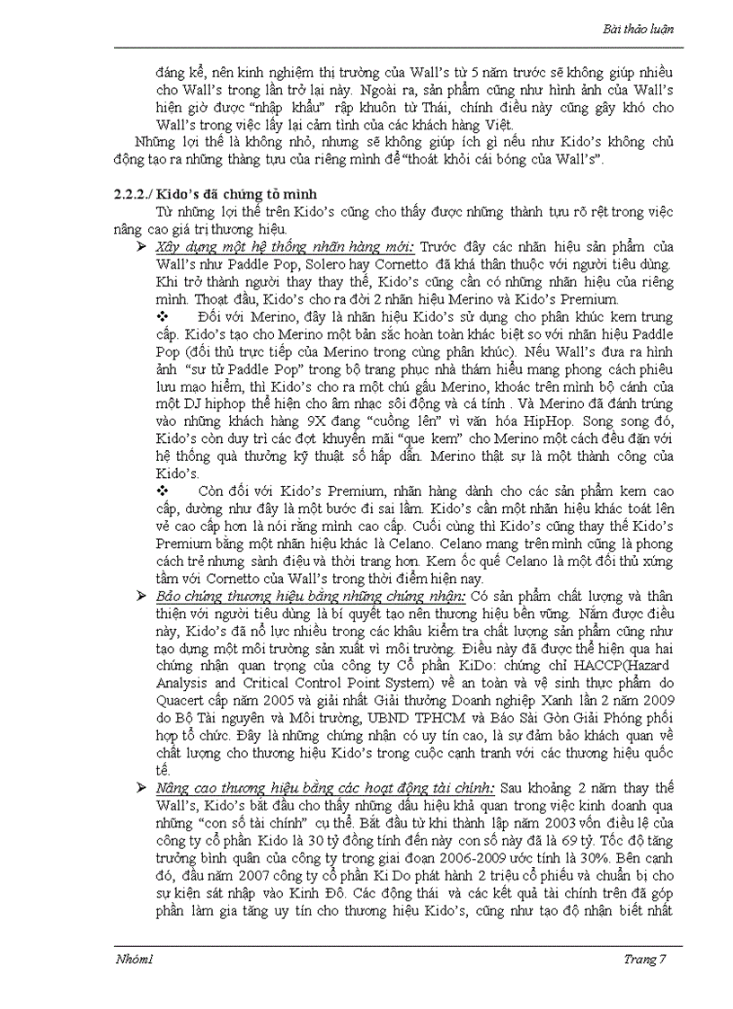 image for page Bài thảo luận môn quản trị tài chính