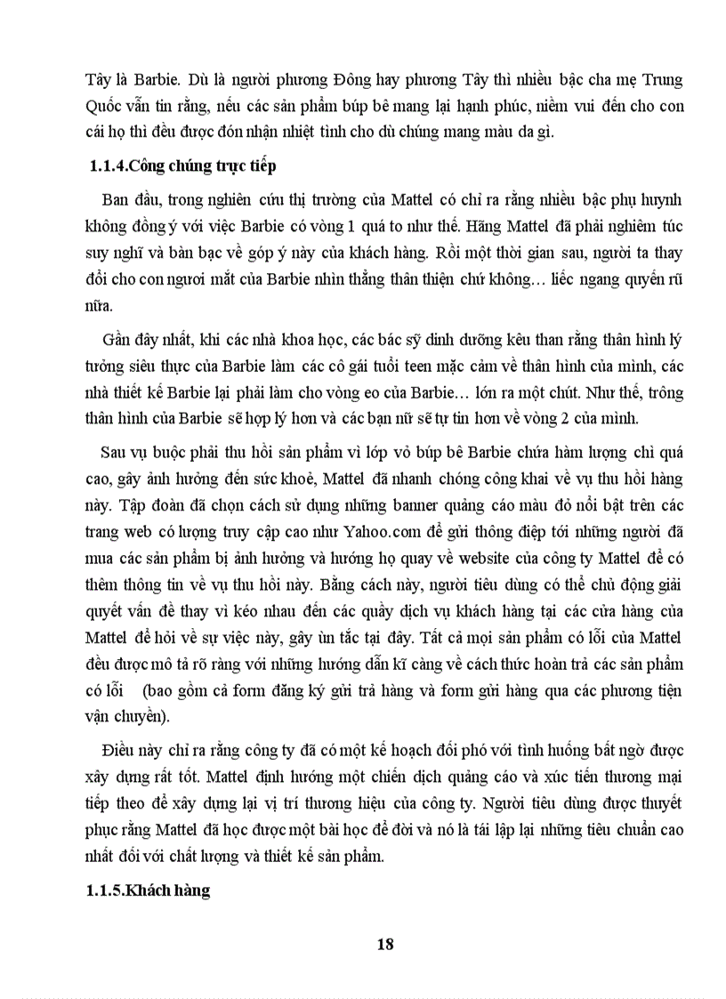 image for page Tác động của môi trường vi mô môi trường vĩ mô tới hoạt động marketing của tập đoàn Mattel