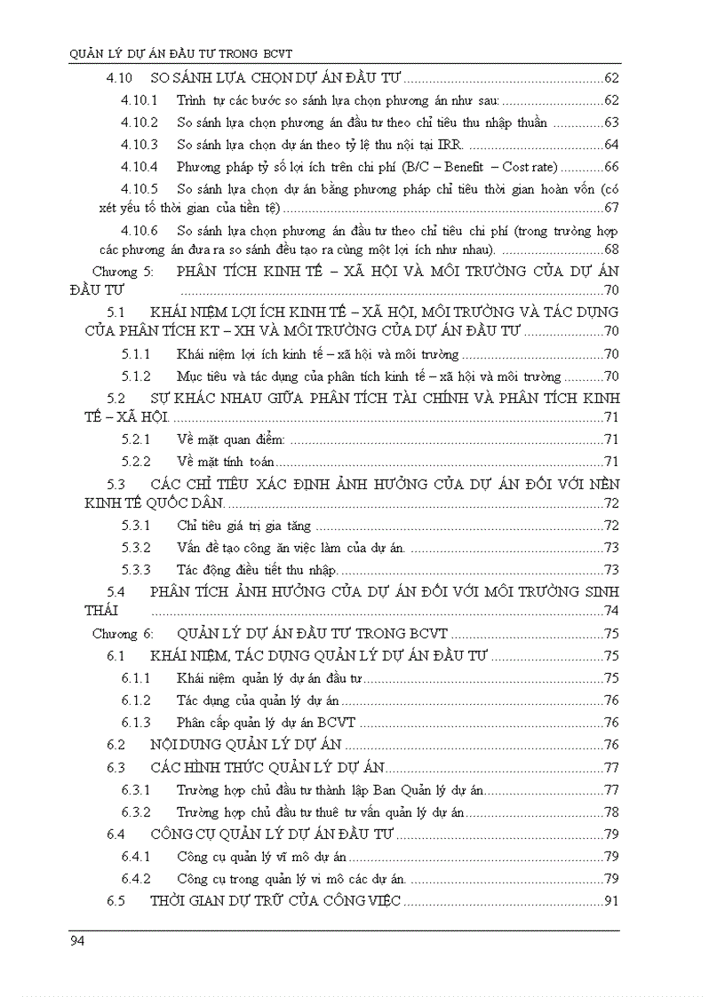 image for page Đánh giá dự án đầu tư Bưu Chính Viễn Thông