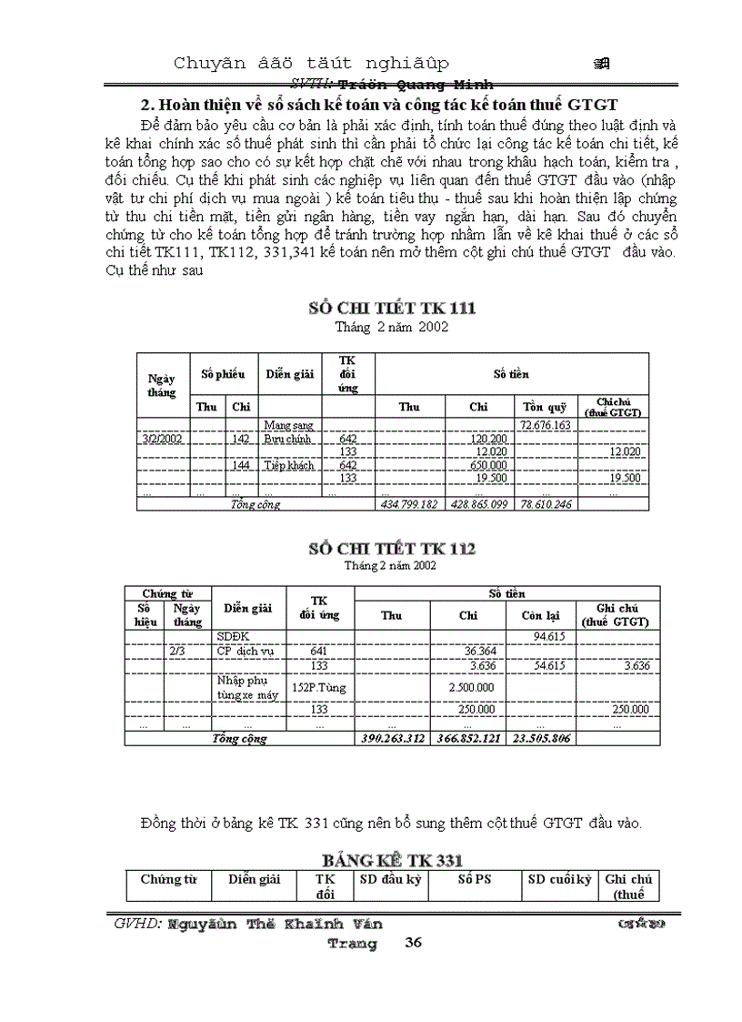 image for page Hạch toán thuế gtgt trong doanh nghiệp