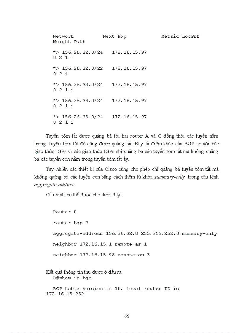 image for page Tổng quan giao thức định tuyến bgp trên router cisco