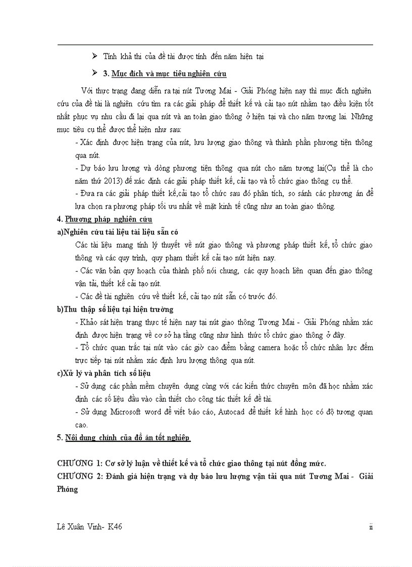 image for page Đề xuất và lựa chọn phương án tổ chức giao thông tại nút giao tương mai giải phóng