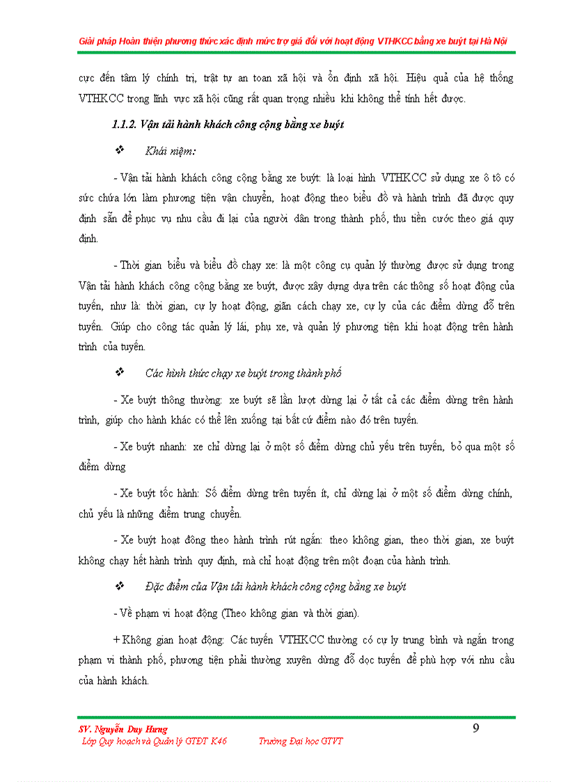 image for page Giải pháp hoàn thiện phương thức xác định mức trợ giá cho vthkcc bằng xe buýt tại hà nội