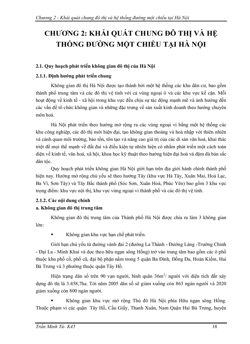 image for page Phân tích và đánh giá tác động của đường một chiều đến dòng giao thông