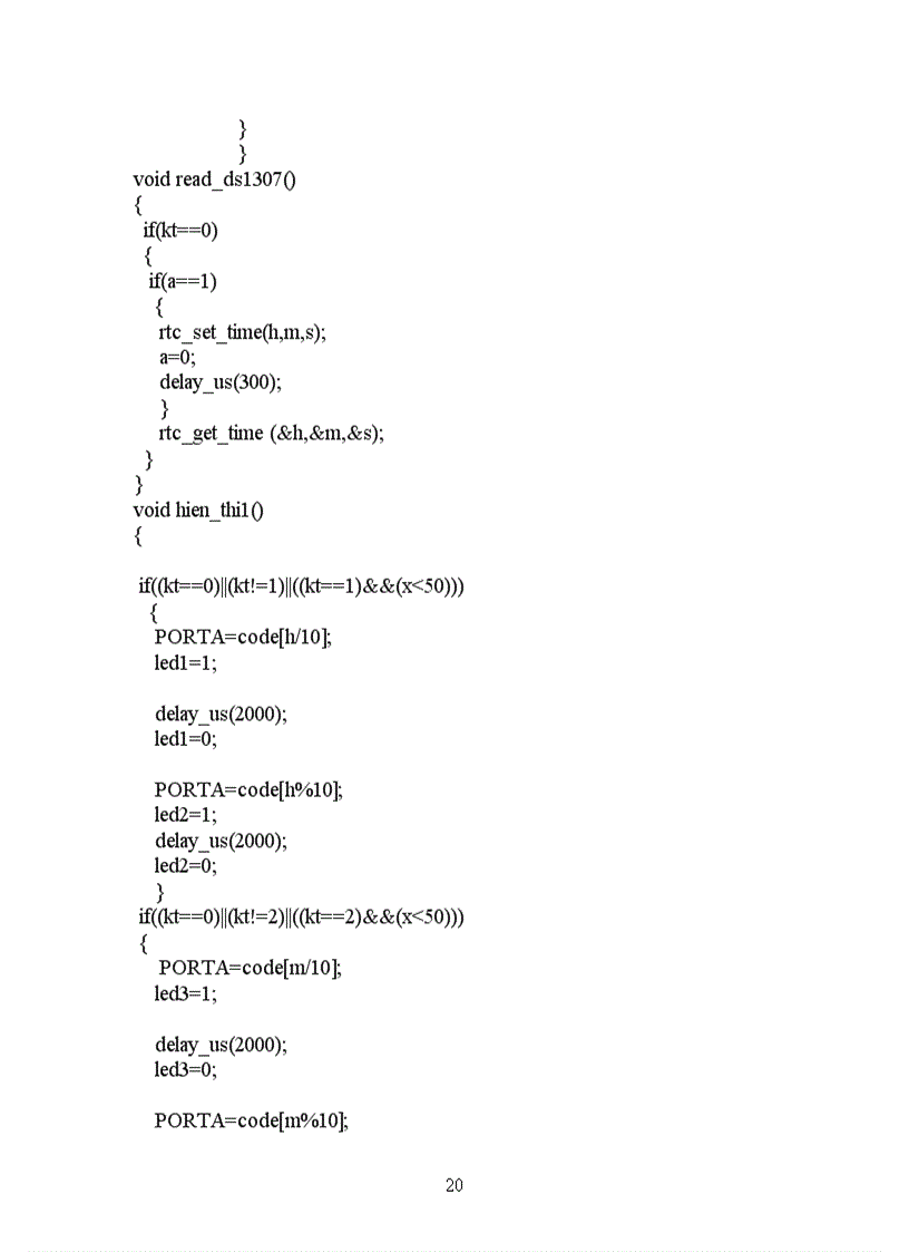 image for page Thiết kế mạch đồng hồ số dùng atmega32