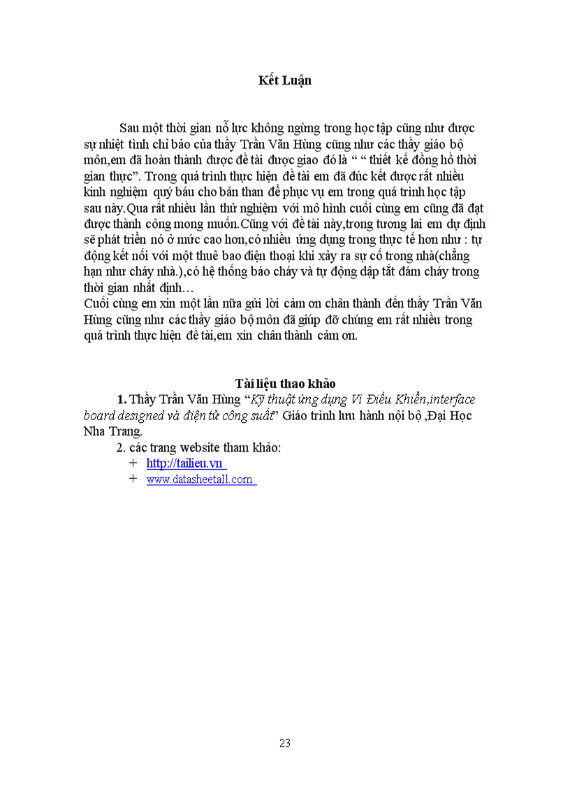 image for page Thiết kế mạch đồng hồ số dùng atmega32