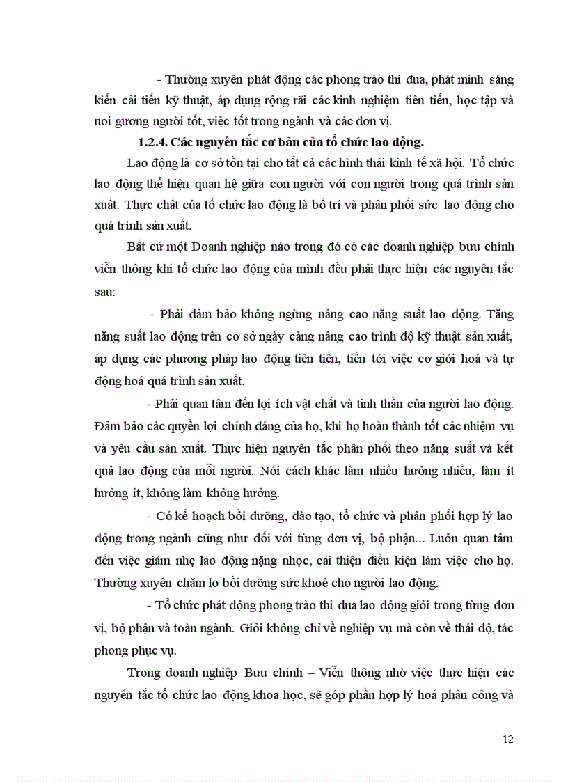 image for page Các biện pháp hoàn thiện công tác tổ chức lao động tại Bưu điện huyện Tủa chùa