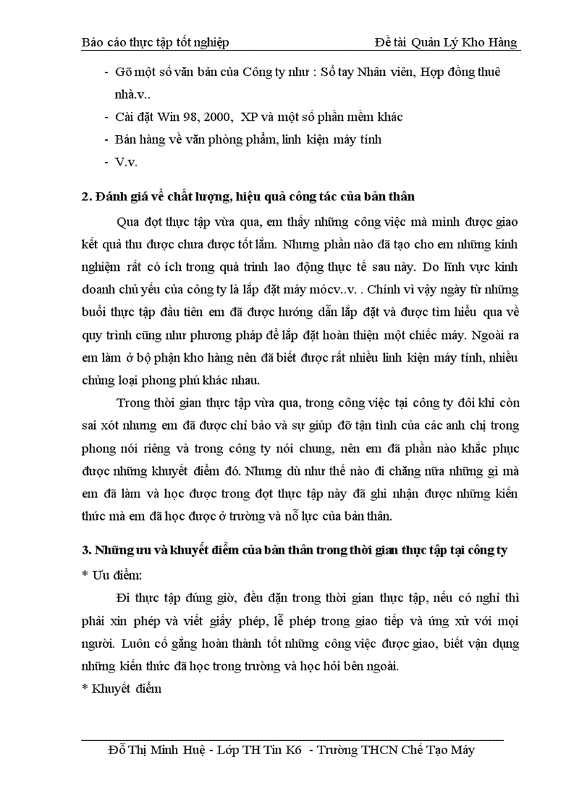 image for page Phân tích và Thiết kế phần mềm quản lý kho hàng công ty TNHH Quỳnh Nhi