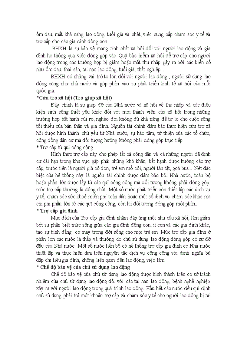 image for page Bảo hiểm xã hội trong hệ thống an sinh xã hội của Việt Nam