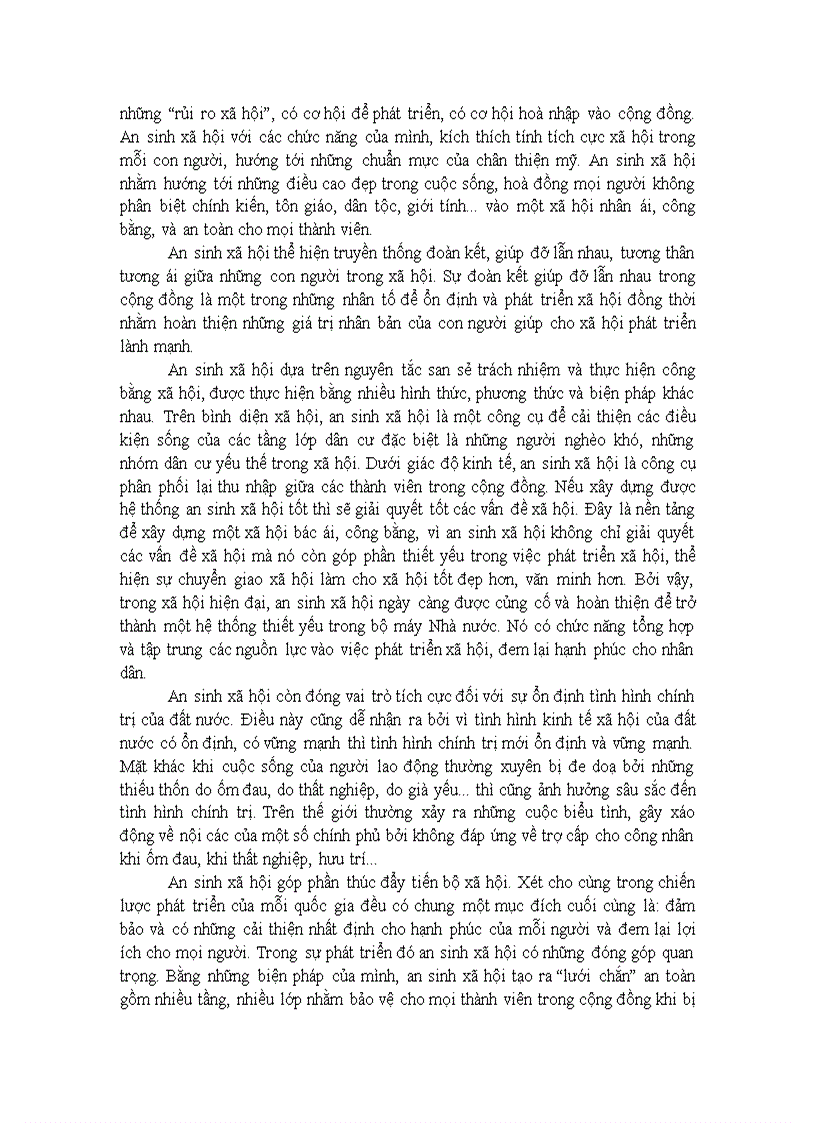 image for page Bảo hiểm xã hội trong hệ thống an sinh xã hội của Việt Nam