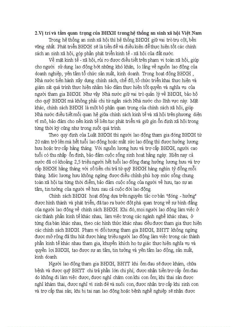 image for page Bảo hiểm xã hội trong hệ thống an sinh xã hội của Việt Nam