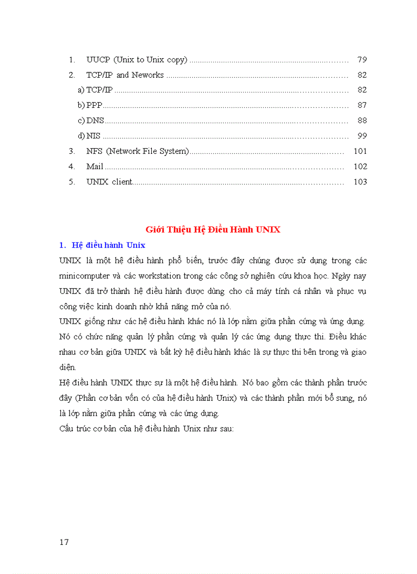 image for page Tìm hiểu về hệ điều hành UNIX