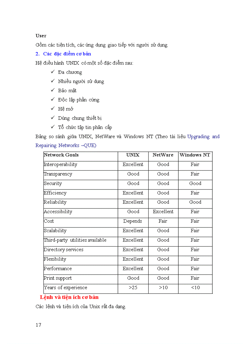image for page Tìm hiểu về hệ điều hành UNIX
