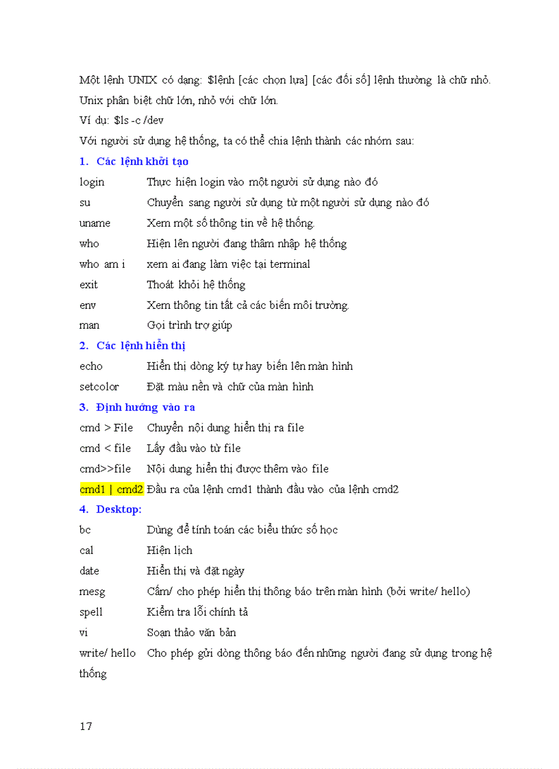 image for page Tìm hiểu về hệ điều hành UNIX