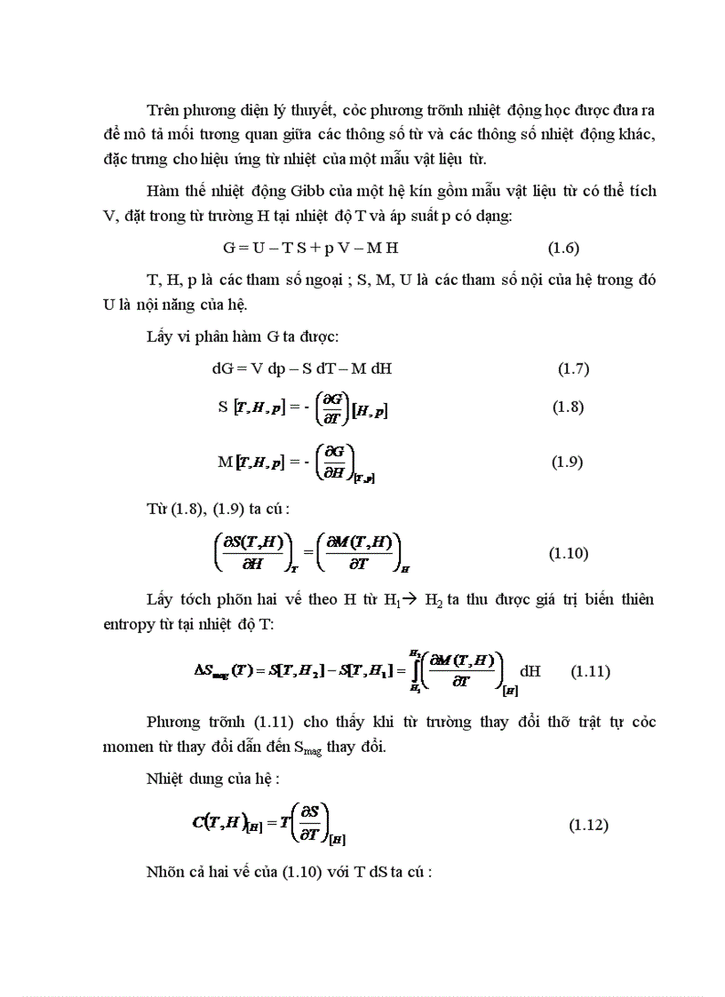 image for page Hiệu ứng từ nhiệt lớn trong hệ vật liệu perovskite La1 xPrx 0 7Sr0 3MnO3