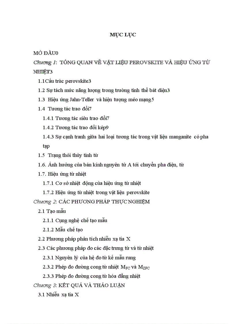 image for page Hiệu ứng từ nhiệt lớn trong hệ vật liệu perovskite La1 xPrx 0 7Sr0 3MnO3