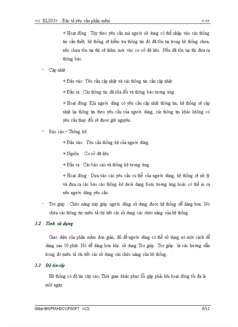 image for page Báo cáo Đặc tả yêu cầu phần mềm