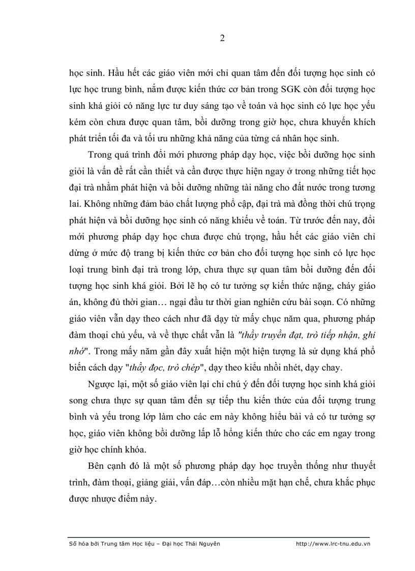 image for page Dạy học phân hoá qua tổ chức ôn tập một số chủ đề phương trình bất phương trình hệ phương trình vô tỉ THPT