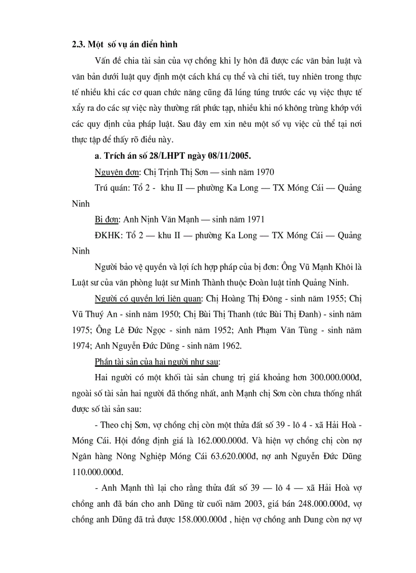 image for page Thực tiễn giải quyết tranh chấp về tài sản giữa vợ và chồng trong các án kiện ly hôn tại Toà án nhân dân tỉnh Quảng Ninh