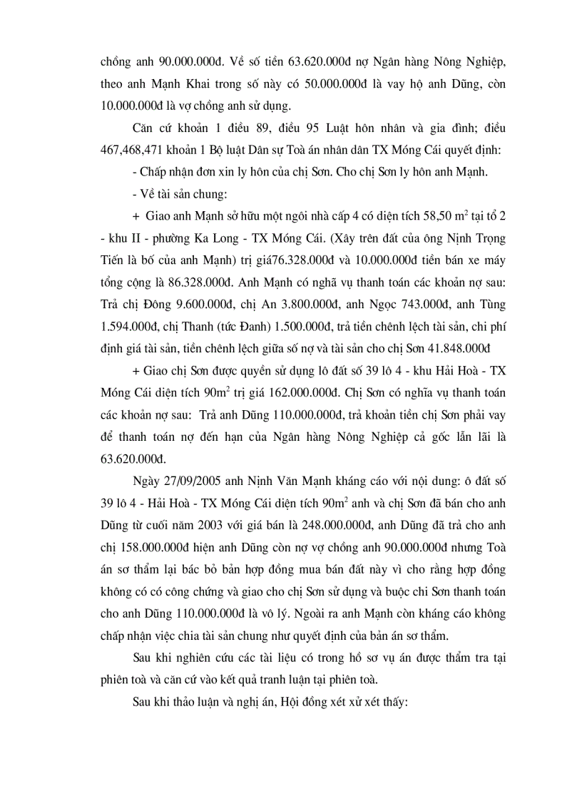 image for page Thực tiễn giải quyết tranh chấp về tài sản giữa vợ và chồng trong các án kiện ly hôn tại Toà án nhân dân tỉnh Quảng Ninh