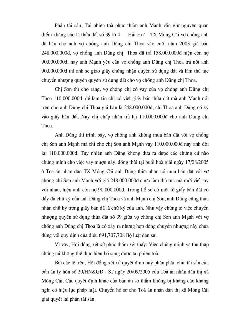 image for page Thực tiễn giải quyết tranh chấp về tài sản giữa vợ và chồng trong các án kiện ly hôn tại Toà án nhân dân tỉnh Quảng Ninh