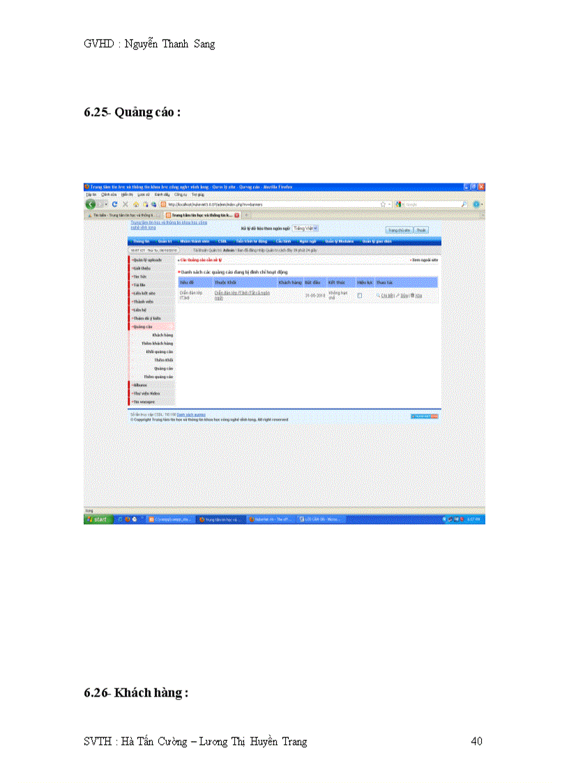 image for page Xây dựng website trang tin điện tử và thông tin khoa học của trung tâm tin học vĩnh long