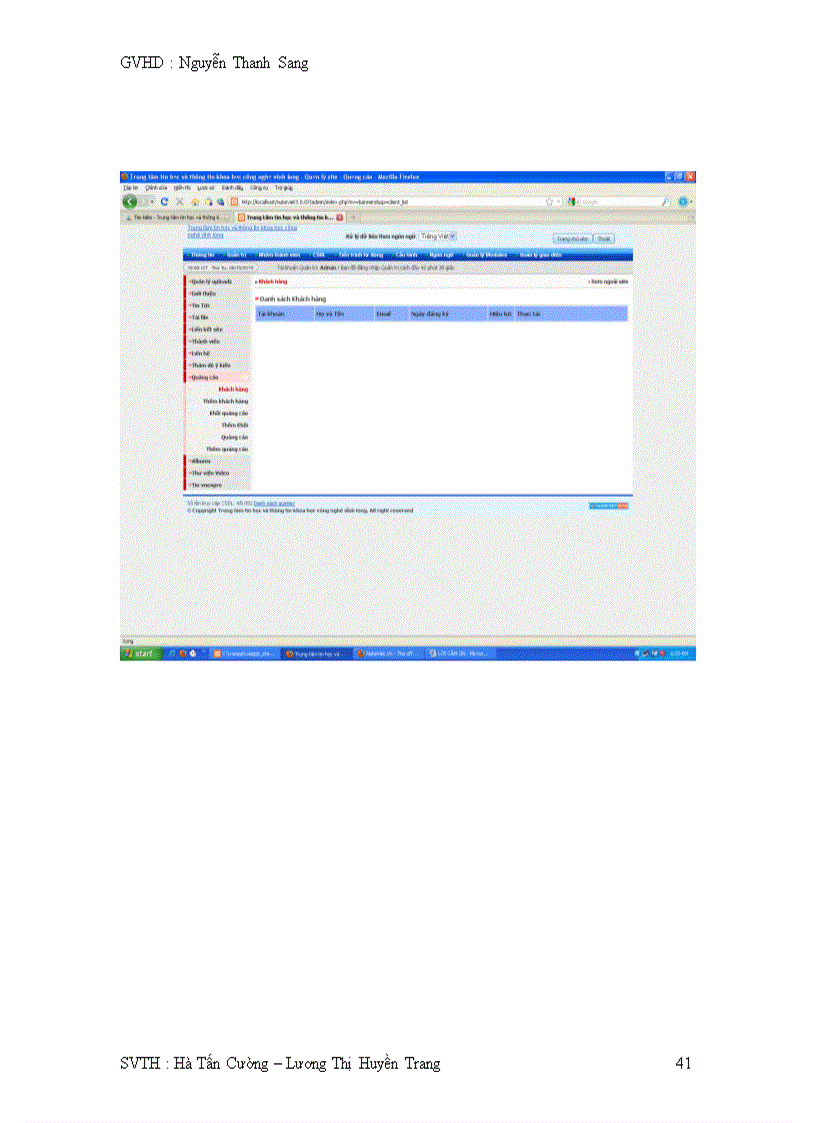 image for page Xây dựng website trang tin điện tử và thông tin khoa học của trung tâm tin học vĩnh long