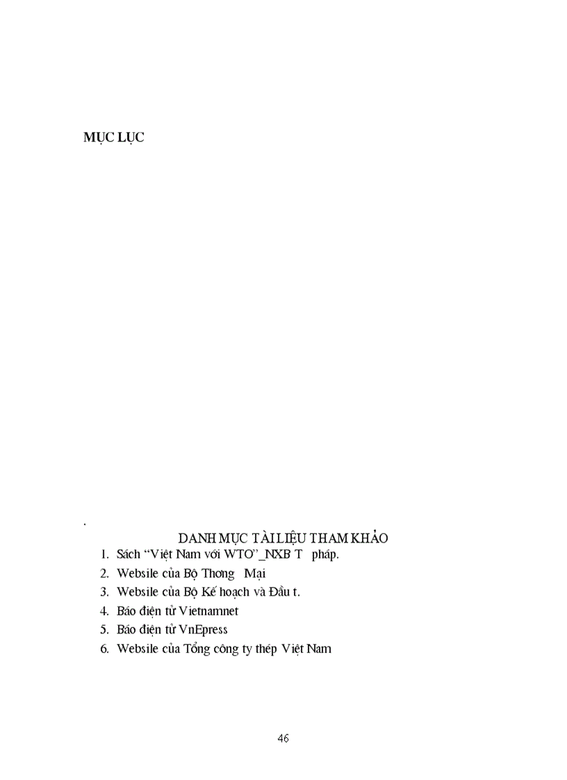 image for page Tác động của việc ra nhập tổ chức thương mại thế giới WTO tới ngành thép Việt Nam