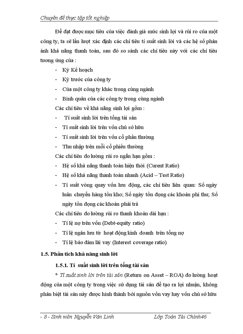 image for page Phân tích báo cáo tài chính ngân hàng và áp dụng vào ngân hàng Ngoại Thương Việt Nam