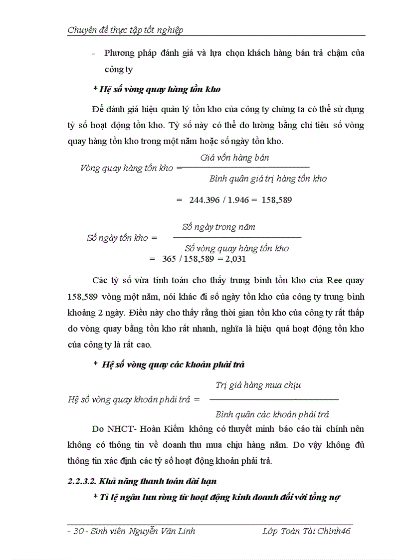 image for page Phân tích báo cáo tài chính ngân hàng và áp dụng vào ngân hàng Ngoại Thương Việt Nam