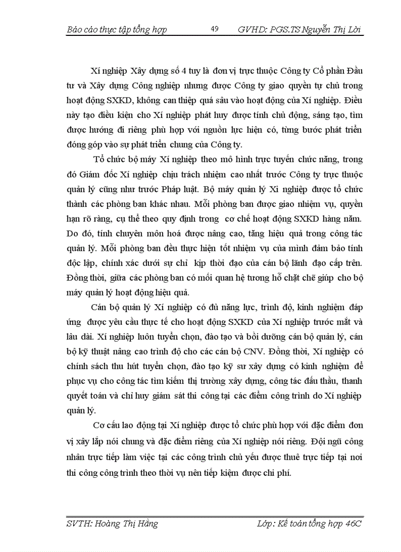 image for page Tổ chức công tác kế toán tại xí nghiệp xây dựng số 4