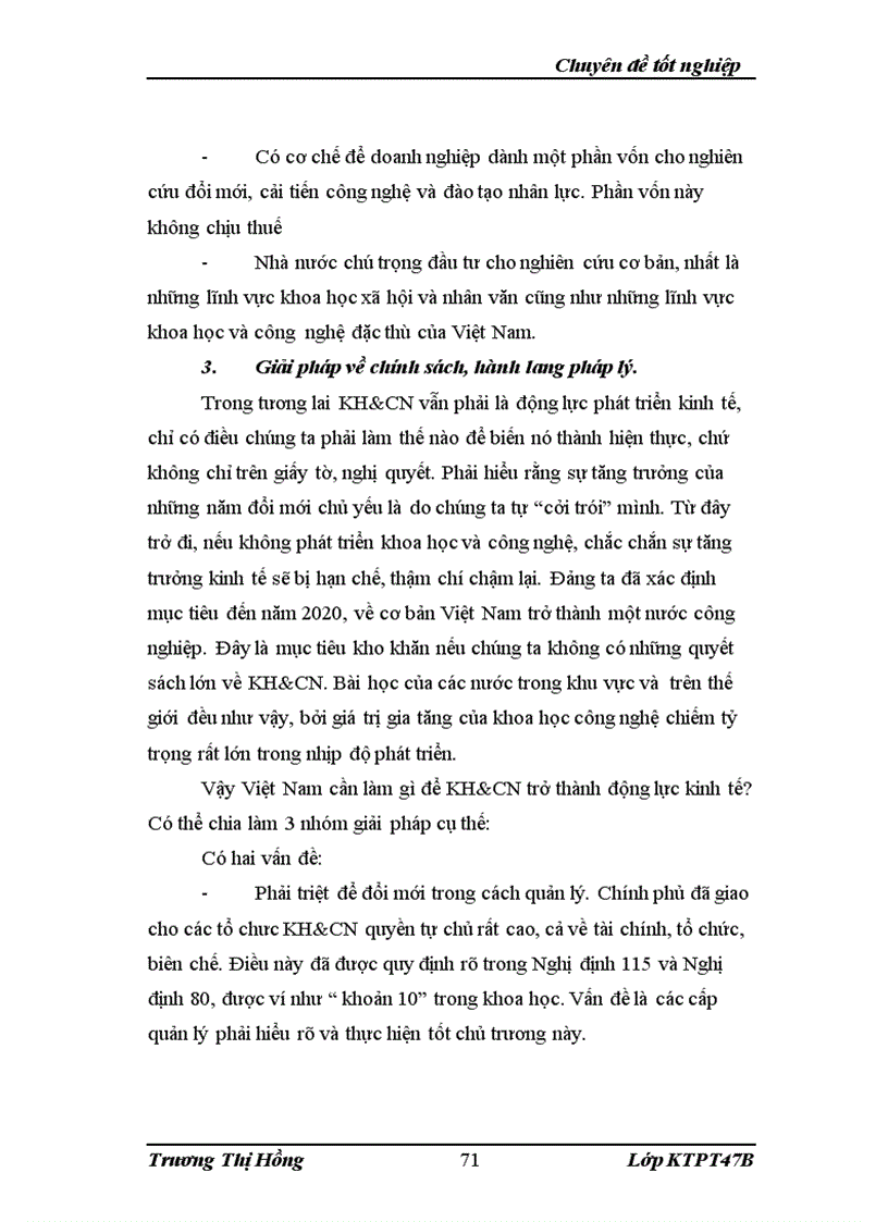 image for page Giải pháp phát triển khoa học công nghệ nhằm duy trì tốc độ tăng trưởng kinh tế Việt Nam trong bối cảnh suy thoái kinh tế toàn cầu