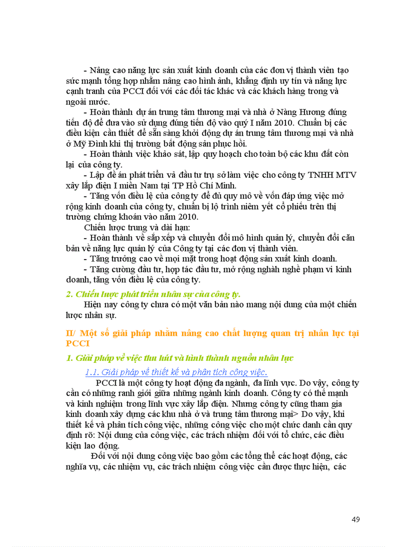 image for page Một số giải pháp nhằm nâng cao hiệu quả quản trị nguồn nhân lực tại công ty Cổ phần xây lắp điện I PCCI