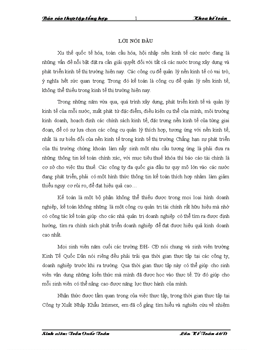 image for page Báo cáo thực tập kế toán tại công ty xuất nhập khẩu Intimex