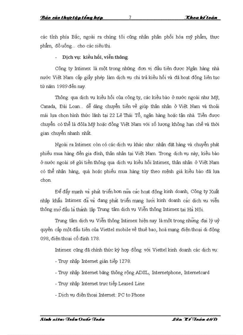 image for page Báo cáo thực tập kế toán tại công ty xuất nhập khẩu Intimex