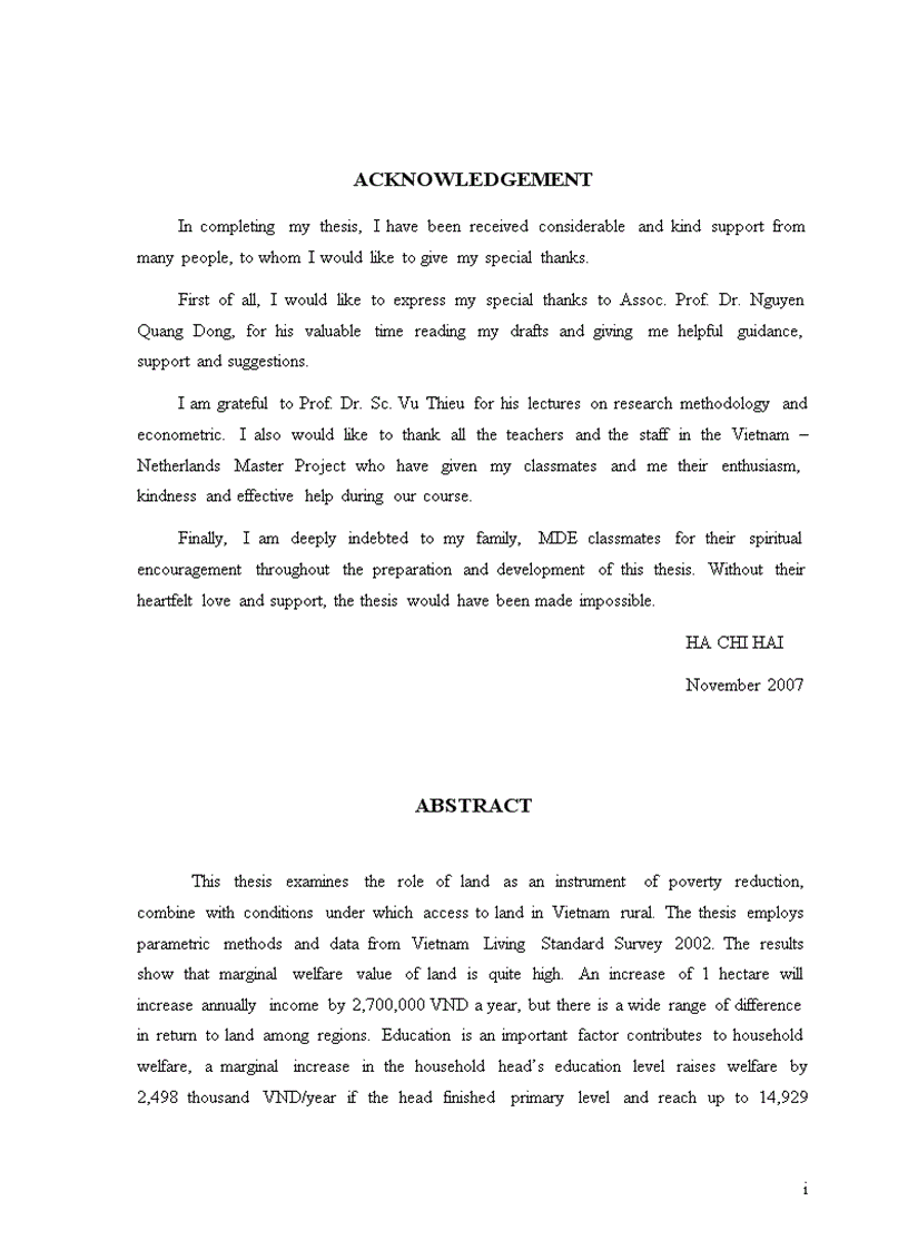 image for page In Partial Fulfillment of the Requirements for Obtaining the Degree of MASTER OF ARTS IN ECONOMICS OF DEVELOPMENT