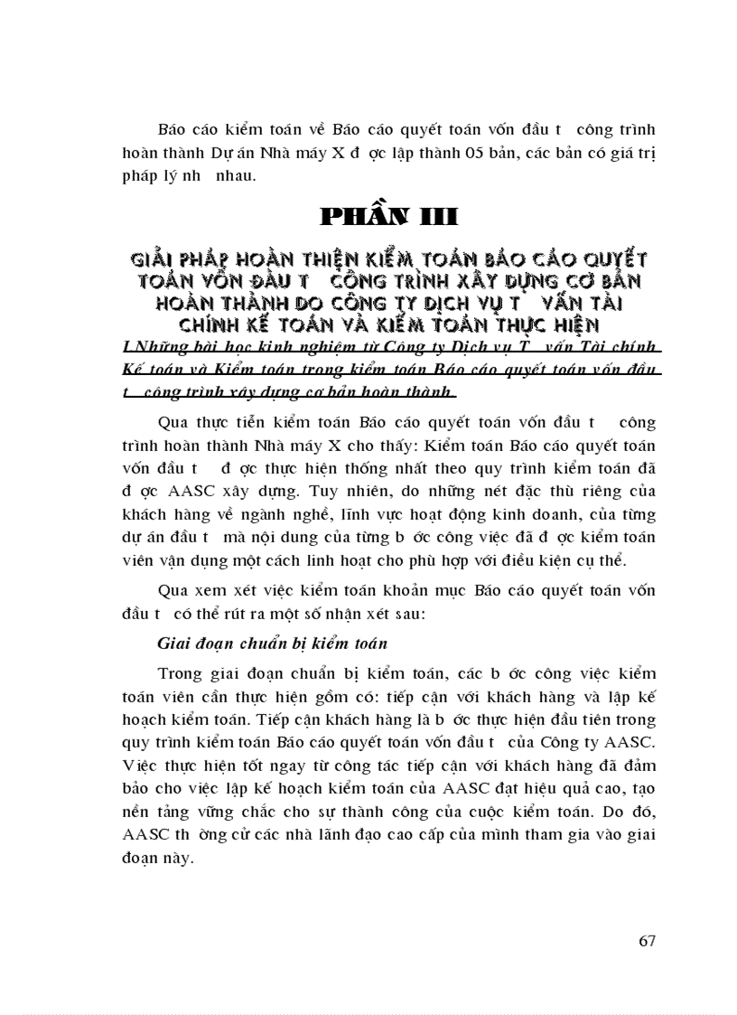 image for page Tìm hiểu Quy trình kiểm toán báo cáo quyết toán vốn đầu tư công trình xây dựng cơ bản hoàn thành do Công ty Dịch vụ Tư vấn Tài chính Kế toán và Kiểm toán AASC thực hien