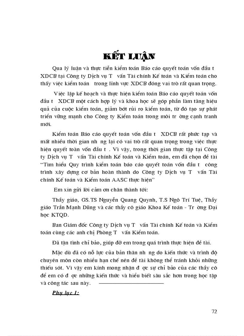 image for page Tìm hiểu Quy trình kiểm toán báo cáo quyết toán vốn đầu tư công trình xây dựng cơ bản hoàn thành do Công ty Dịch vụ Tư vấn Tài chính Kế toán và Kiểm toán AASC thực hien