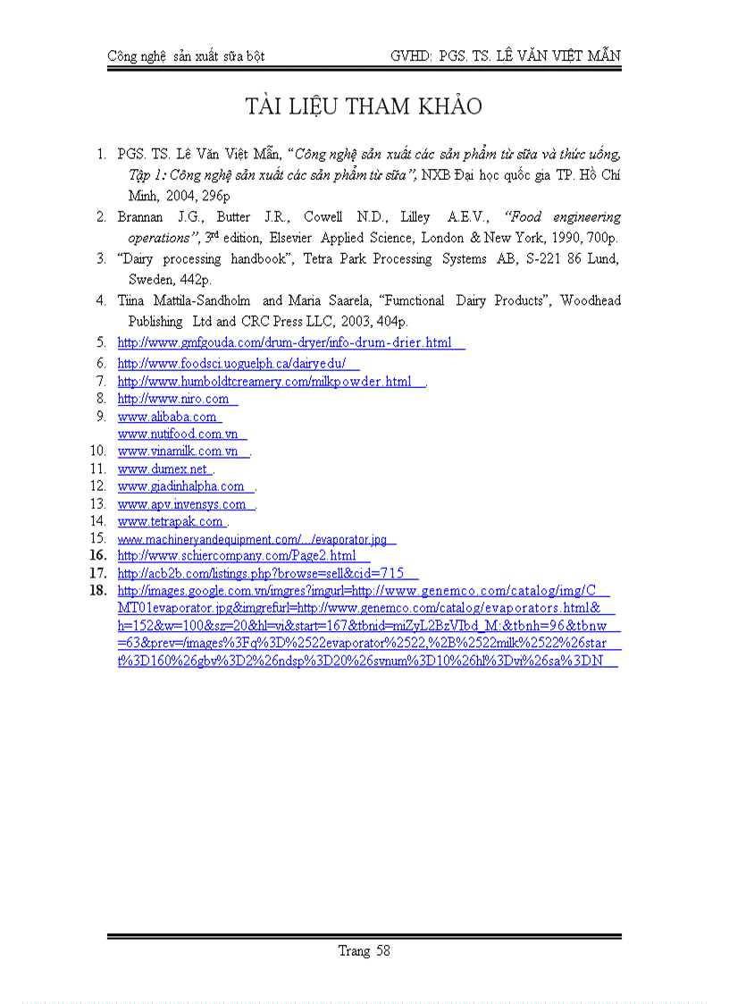 image for page Công nghệ sản xuất sữa bột