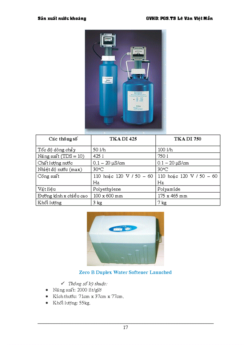image for page Công nghệ sản xuất nước khoáng thiên nhiên đóng chai