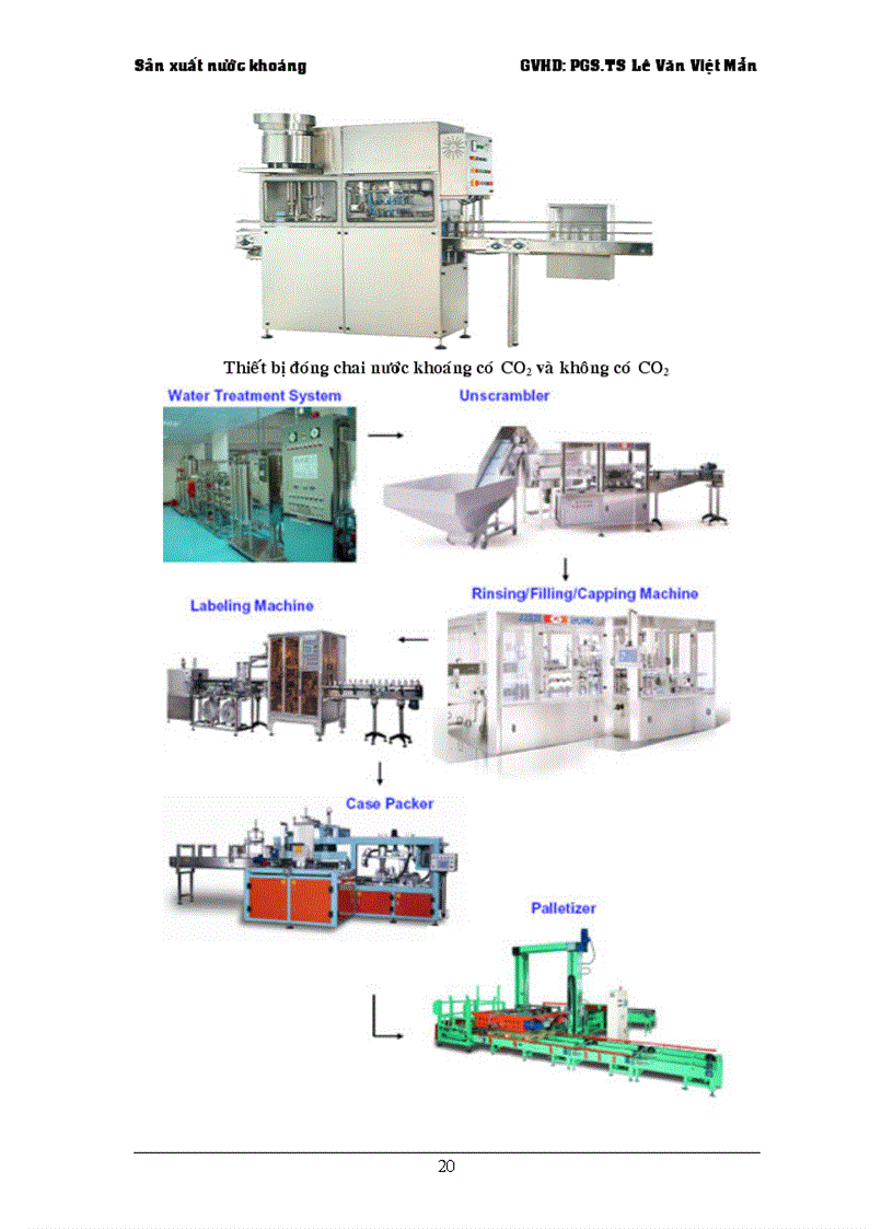 image for page Công nghệ sản xuất nước khoáng thiên nhiên đóng chai