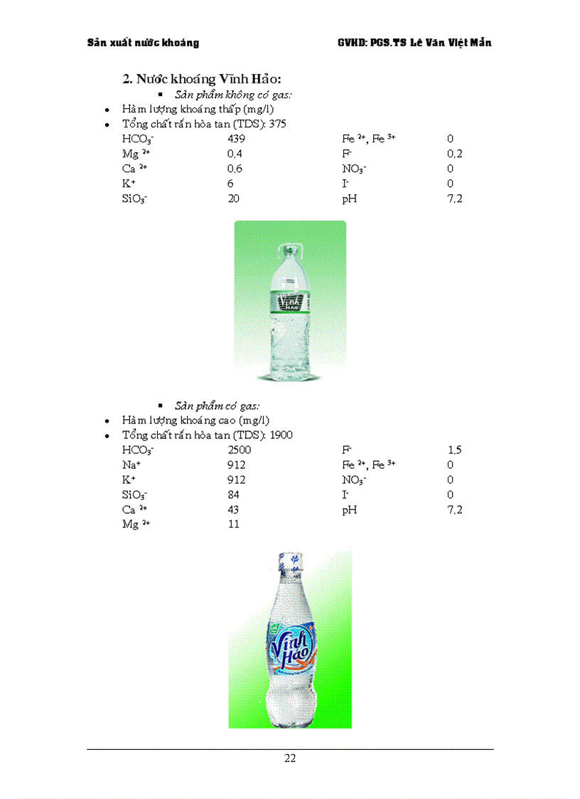 image for page Công nghệ sản xuất nước khoáng thiên nhiên đóng chai