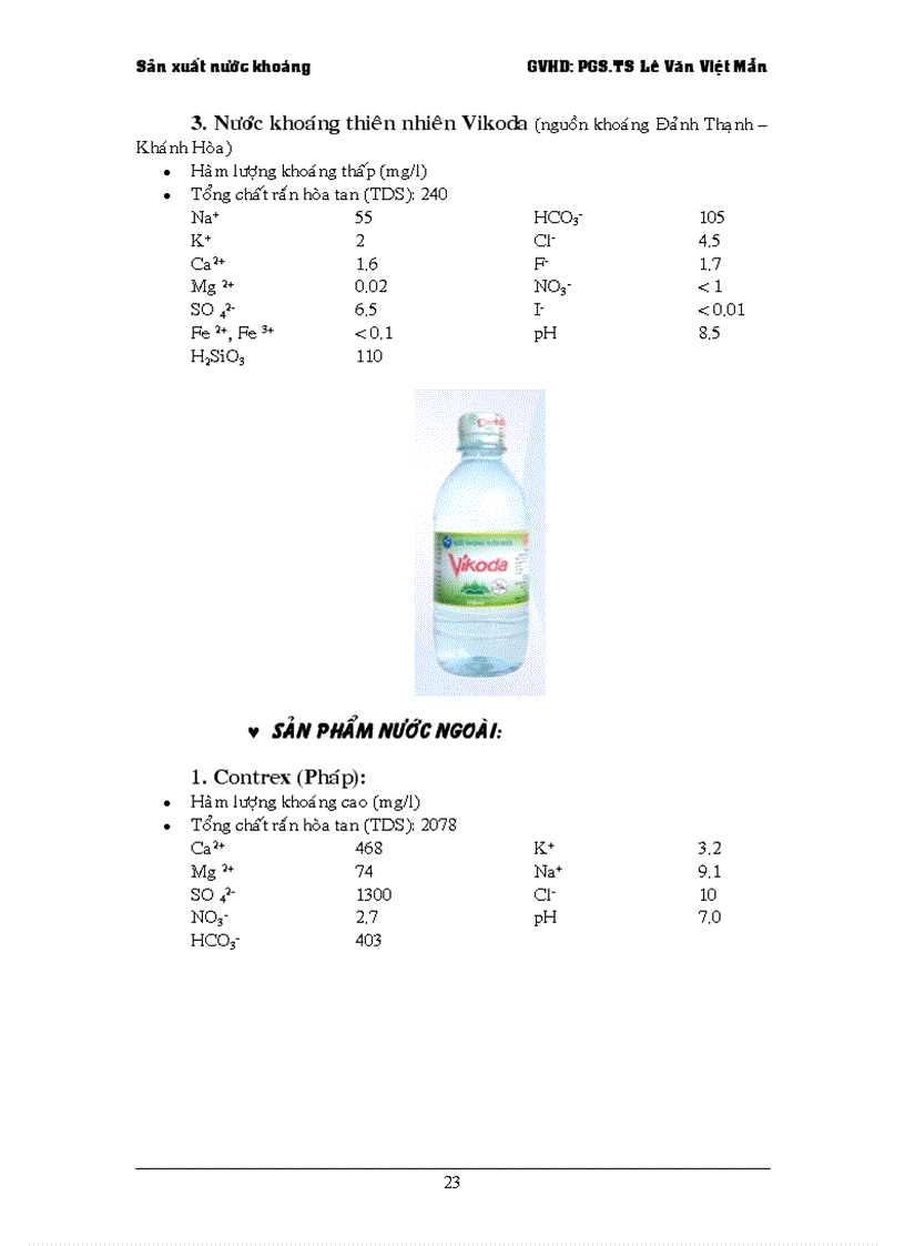 image for page Công nghệ sản xuất nước khoáng thiên nhiên đóng chai