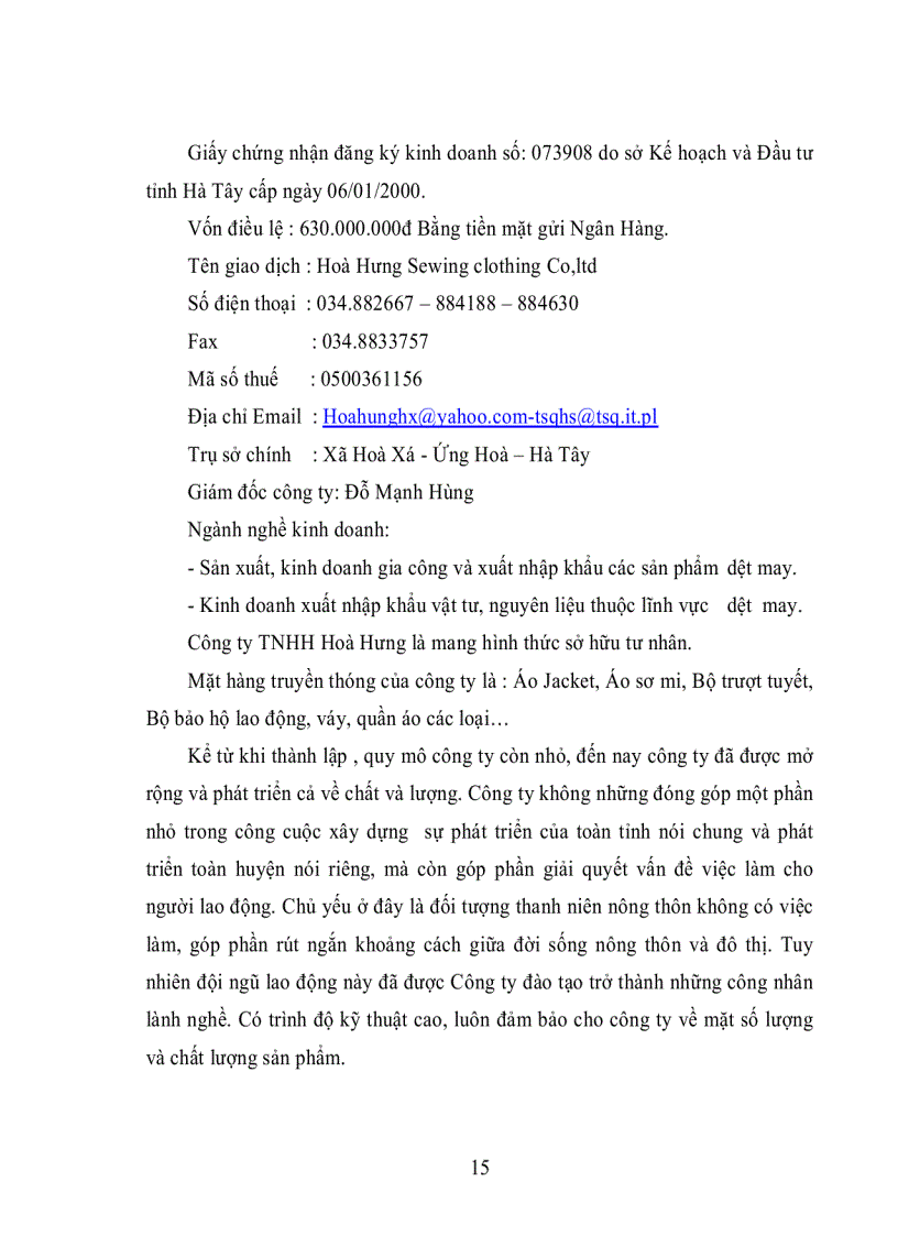 image for page Yếu tố con người trong quản lý chất lượng tại Công ty may TNHH Hoà Hưng