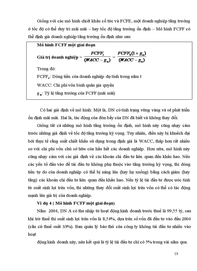 image for page Định giá cổ phiếu Mô hình chiết khấu dòng tiền